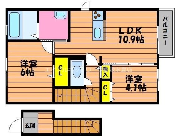 ヴェラビスタの物件間取画像